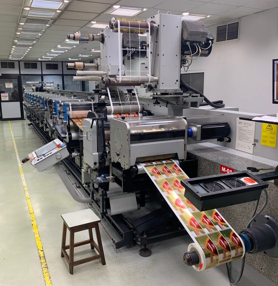 druk etykiet na roli